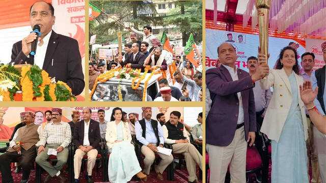 BJP celebrates Modi's 25 years in public service with Seva Jyoti Yatra