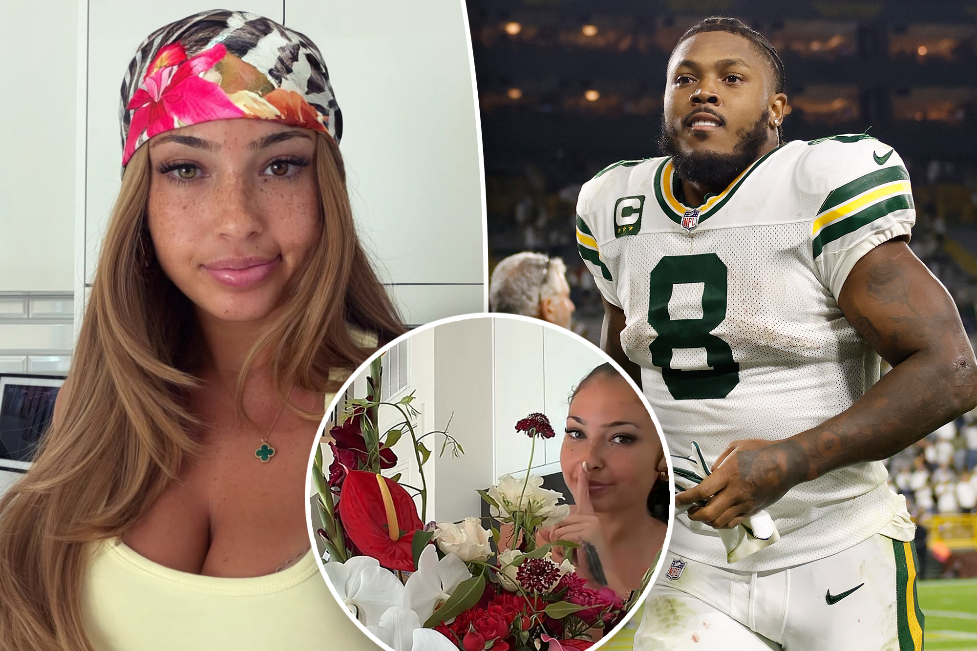 Josh Jacobs’ ex-girlfriend flaunts flower bouquets amid Packers star’s ...