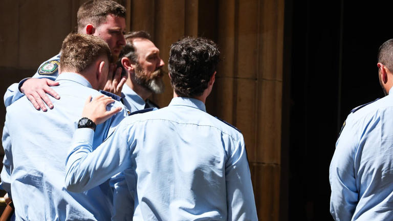 Heartbreaking revelation at cop’s funeral