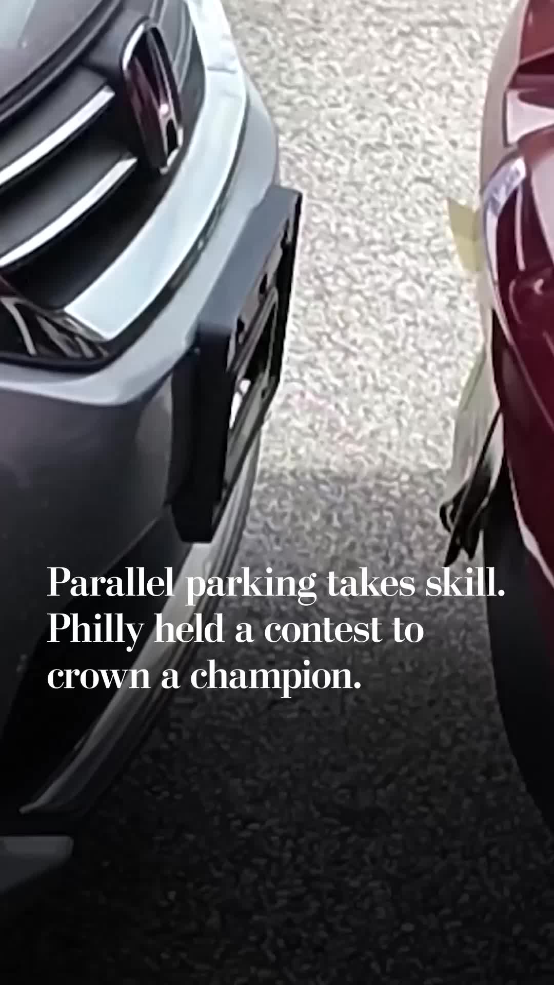Parallel parking takes skill. Philly held a contest to crown a champion