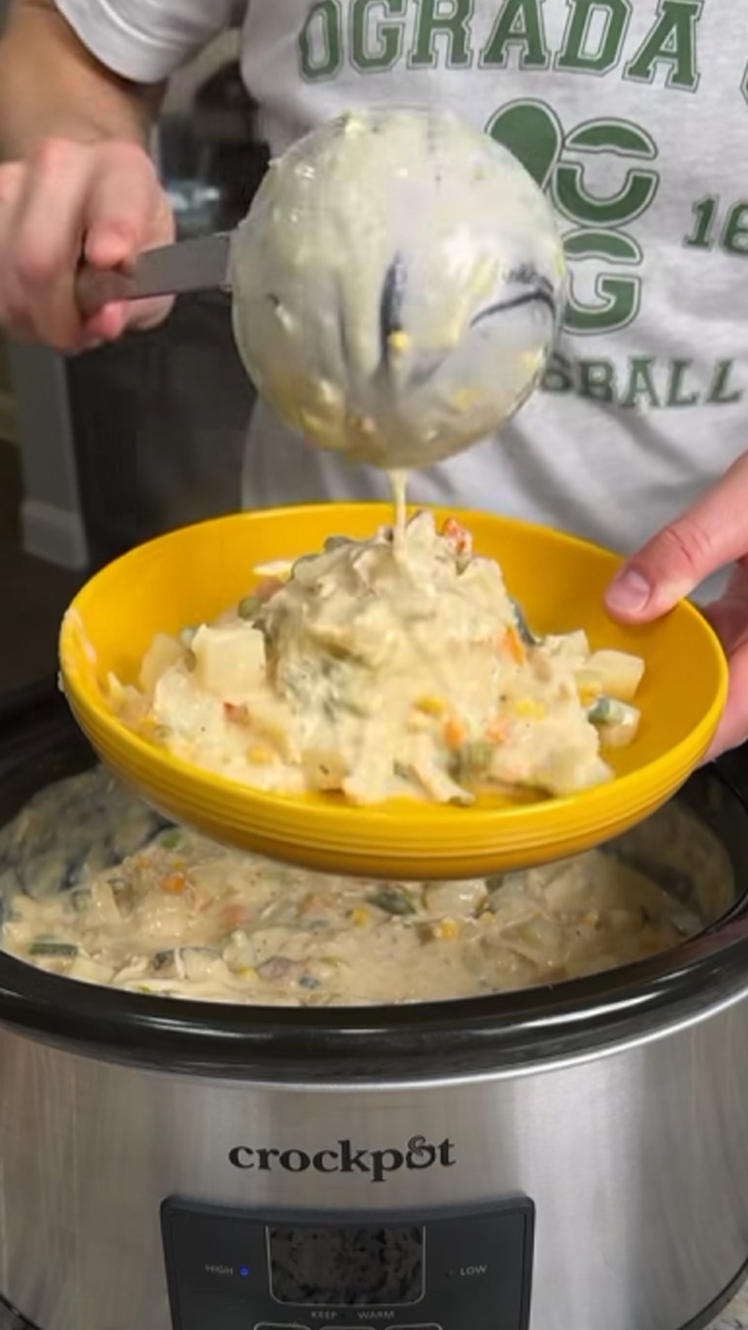 Crockpot chicken pot pie