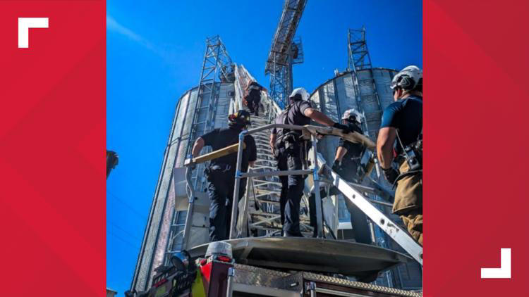Man injured on top of grain bin saved with help of specialized ...