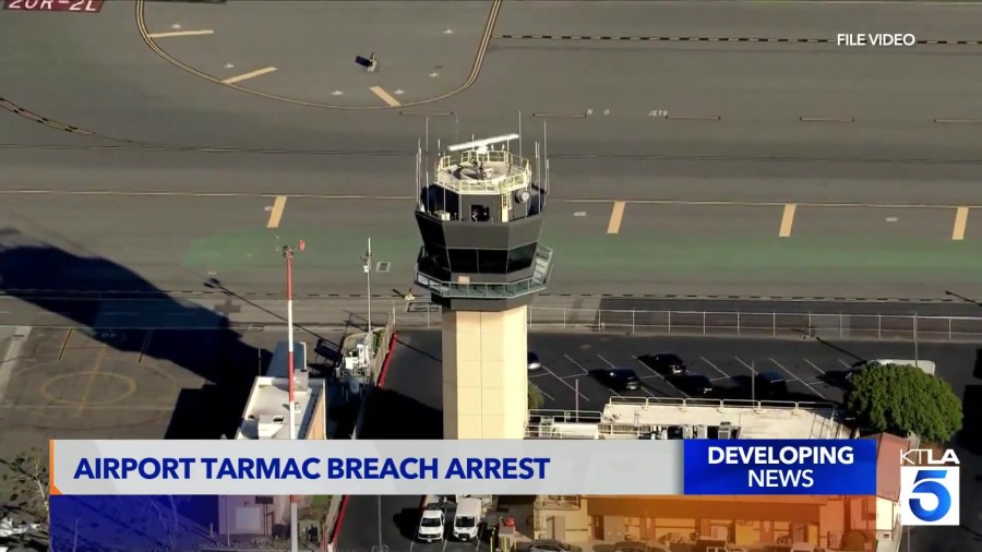 Passenger steals, crashes tug at John Wayne Airport