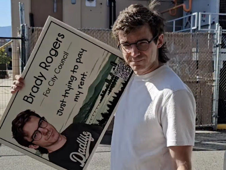 Kelowna city council candidate goes viral over campaign humour