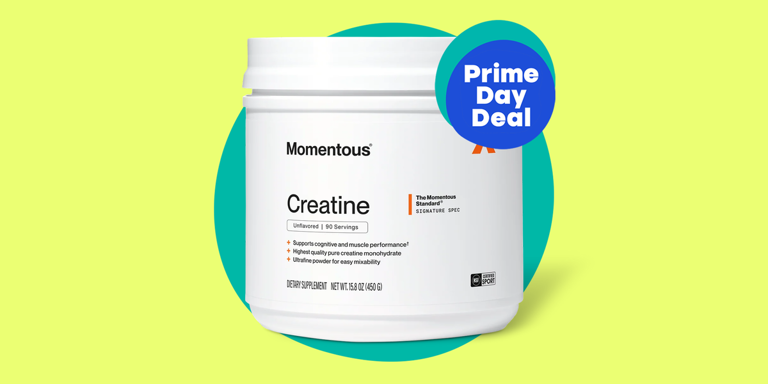 Momentous is our favorite vegan creatine—and it’s 21% off for Prime Day