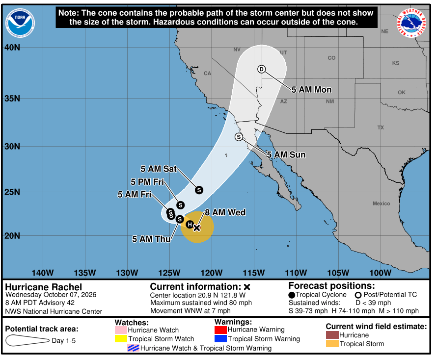 How to prepare for Hurricane Rachel in Southern California