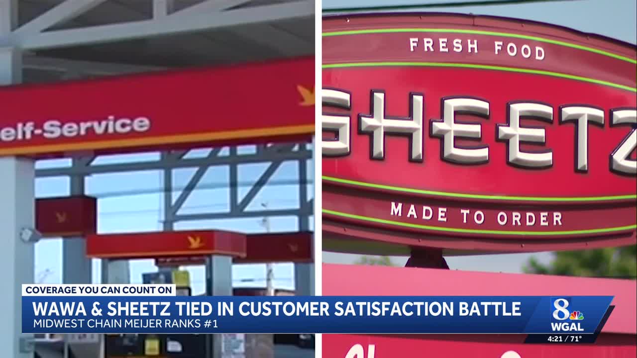 Wawa and Sheetz tie in customer satisfaction rankings