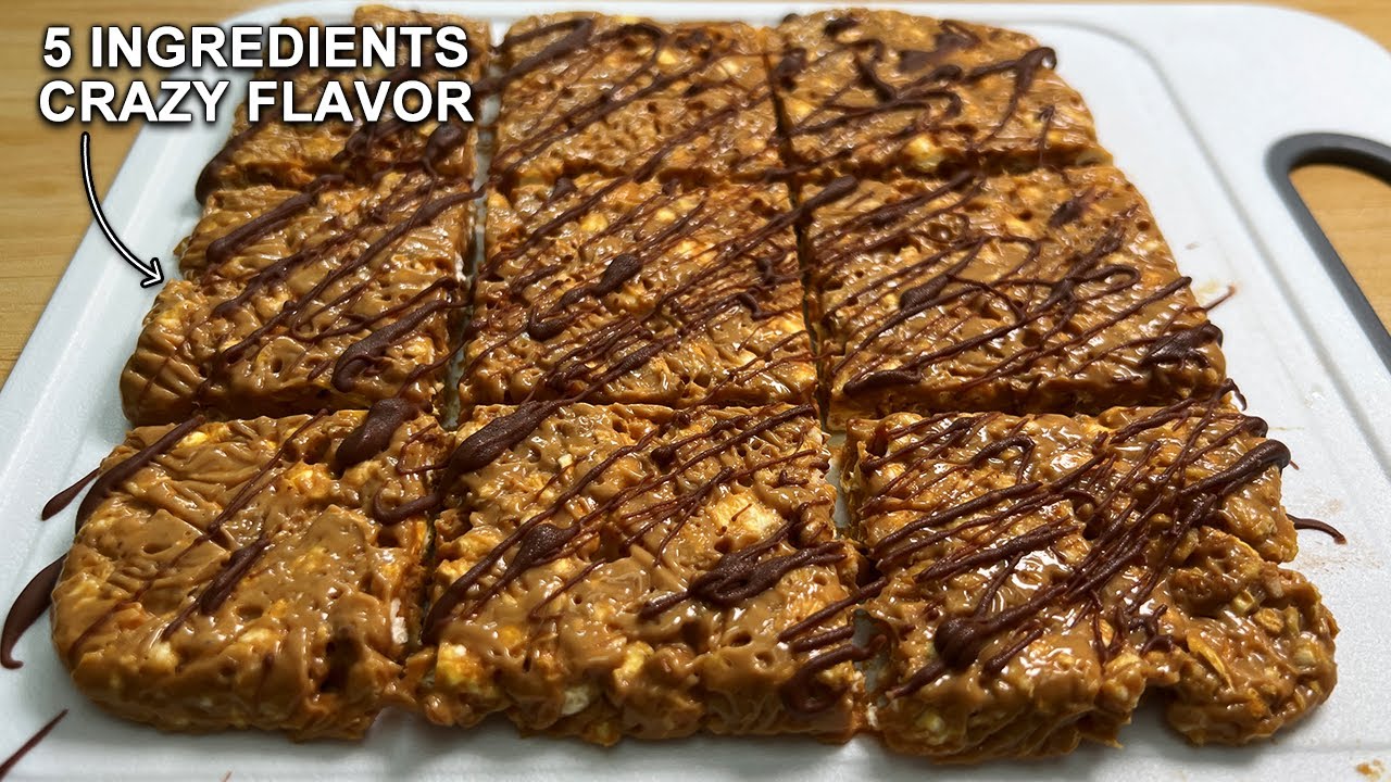 Sweet and salty popcorn protein bars