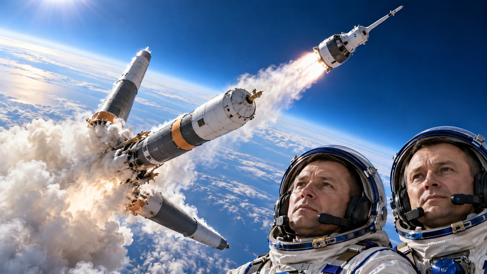 Their rocket failed 2 minutes after launch. The escape system had ...