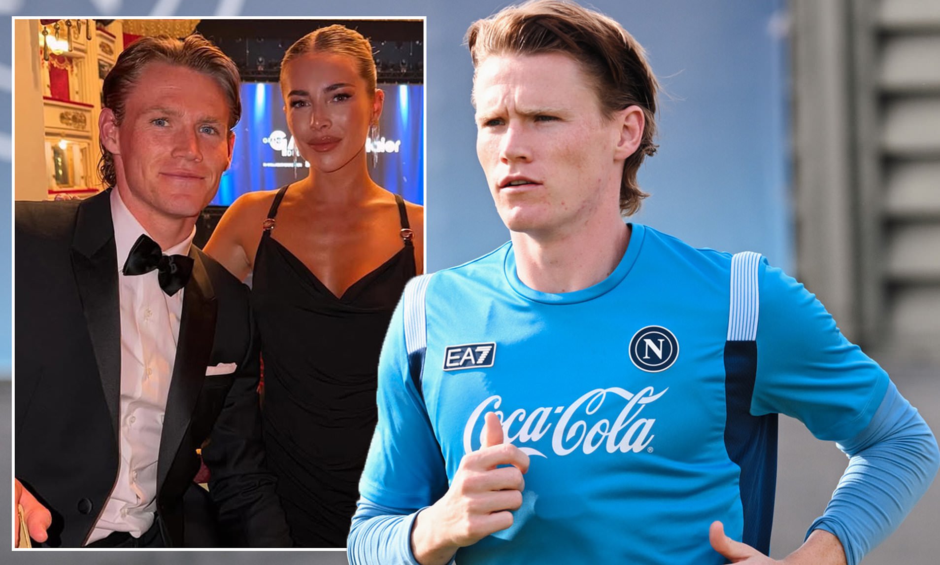 Scott McTominay returns to Napoli training for the first time since ...