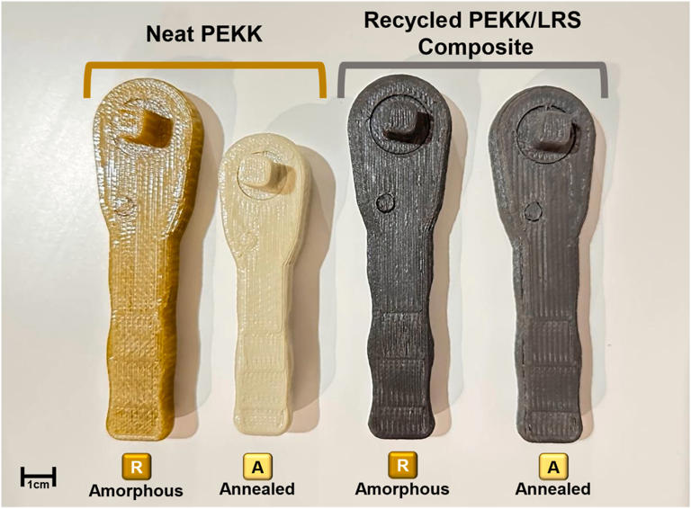 Recycled plastic and moon dust become 3D-printed parts and structures ...