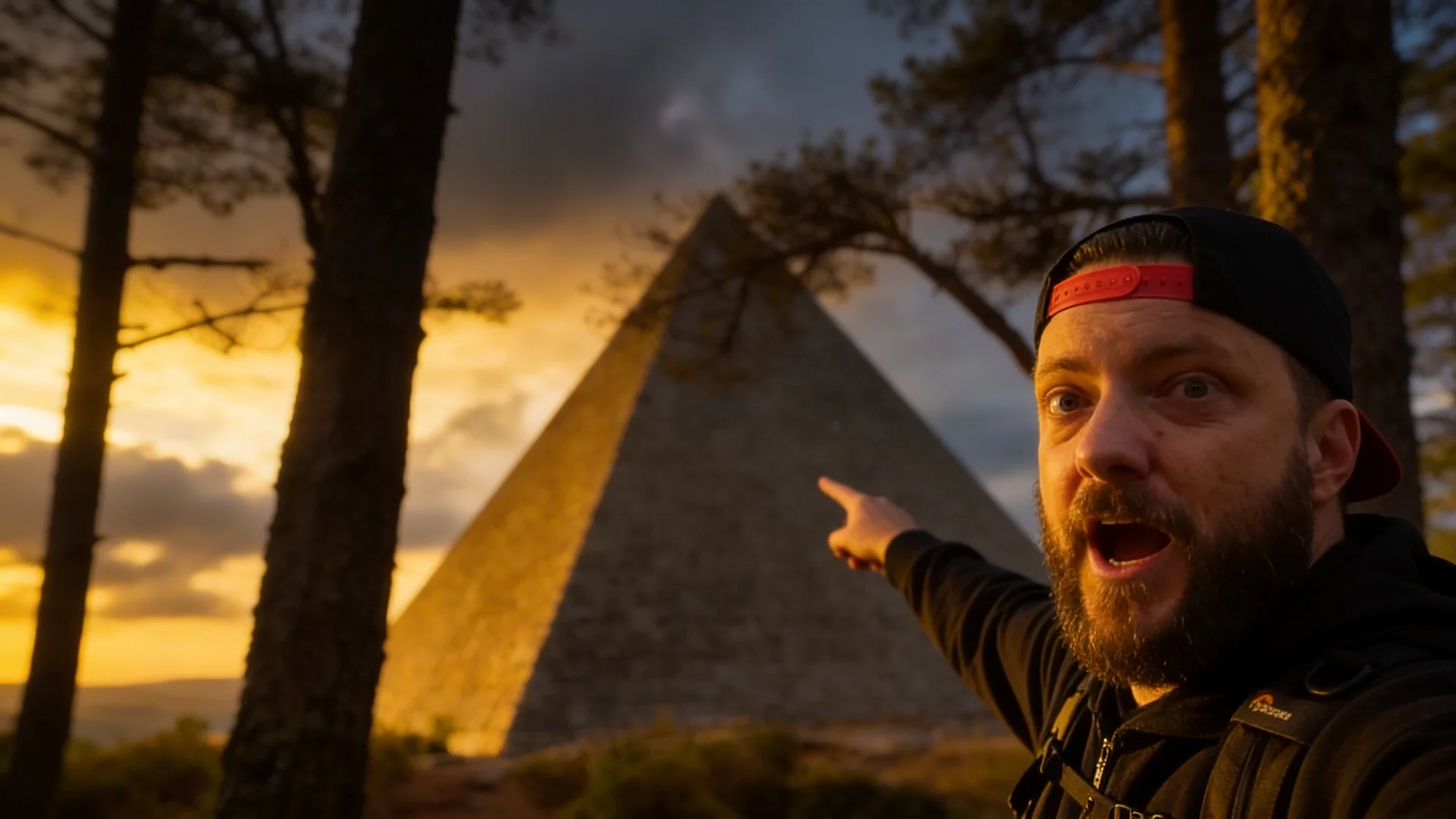 We found and explored a pyramid