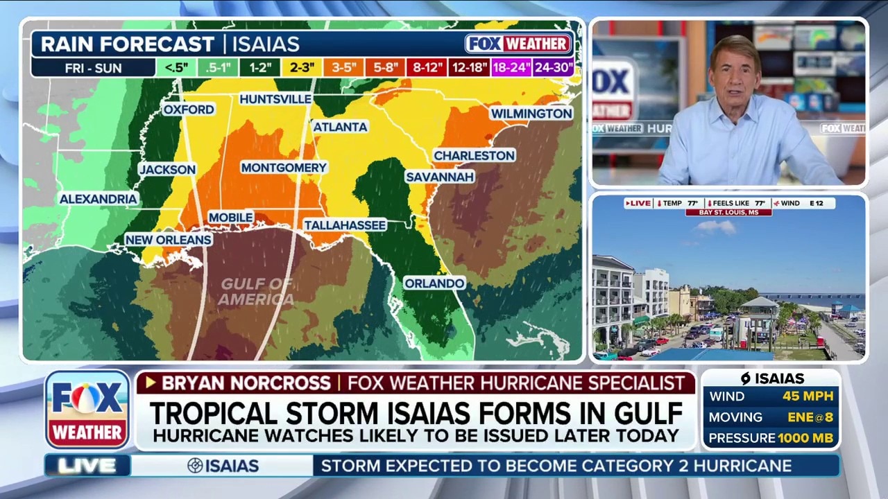Exclusive analysis: Tropical Storm Isaias to threaten the Gulf as a ...