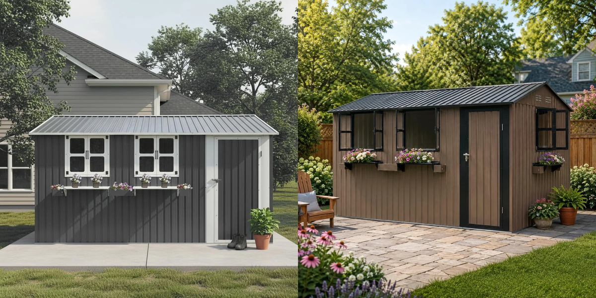Amazon's selling a cozy shed for under $600 that looks like a tiny cottage