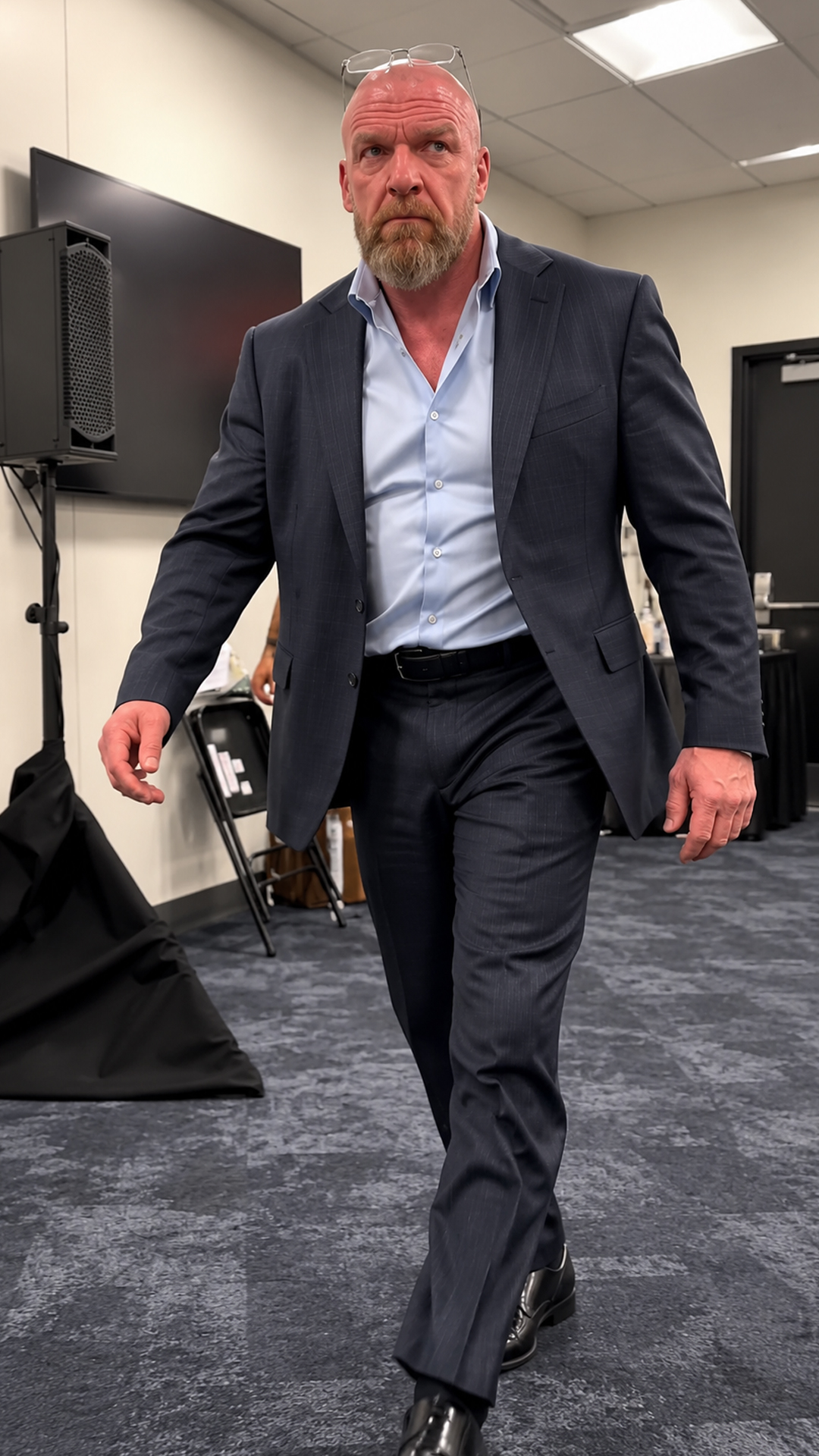 Triple H gave the ultimate boss entrance