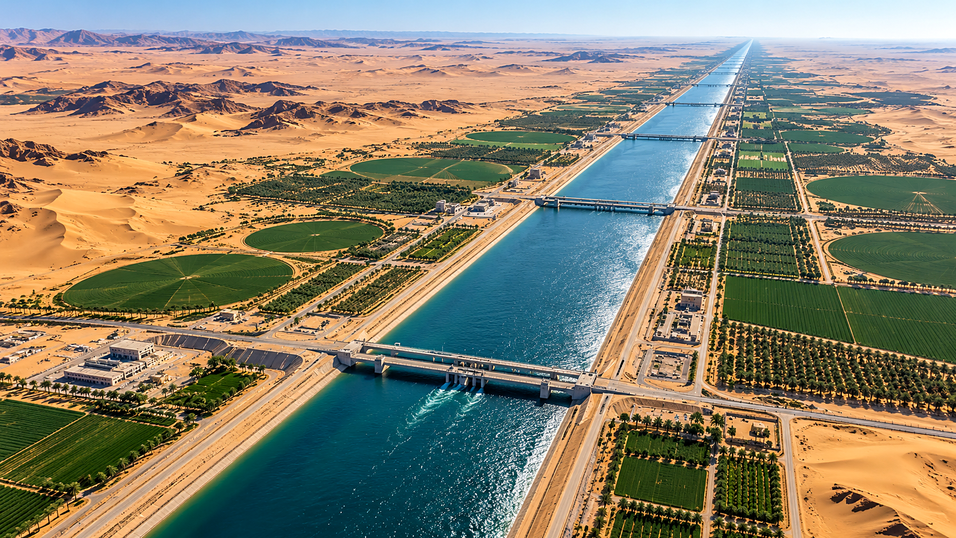 Saudi Arabia's 12,000 km man-made river built to outlast the oil era ...