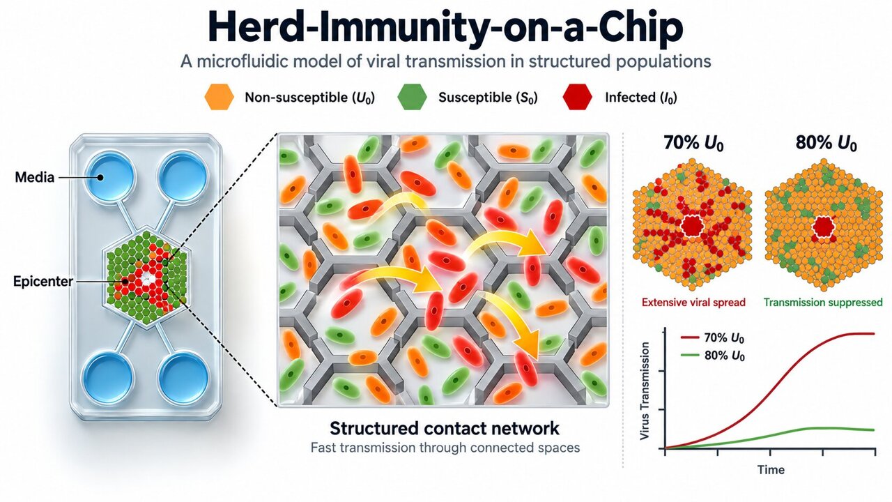'Herd-immunity-on-a-chip' recreates viral transmission within a ...