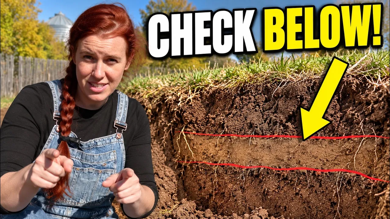 Before you start a vegetable garden, check below the surface