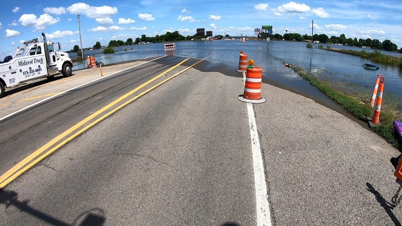 Flood water bus rescue for military support