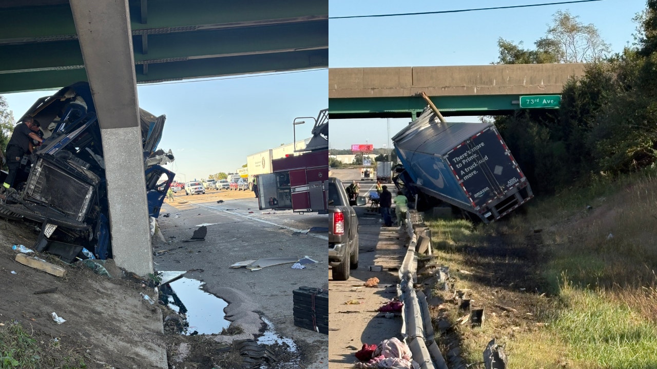 Crash involving Amazon truck reported on I-65 in Indiana