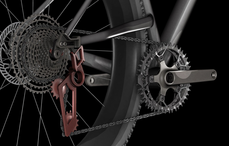 Marginal Gain unveils self-shifting mechanical drivetrain for 32-inch bikes