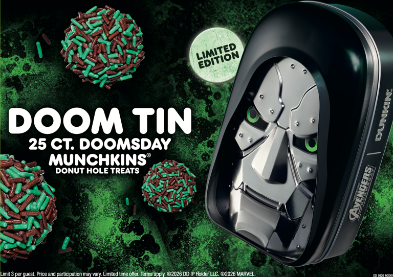 Dunkin' joins forces with Marvel for 'Avengers: Doomsday' collab