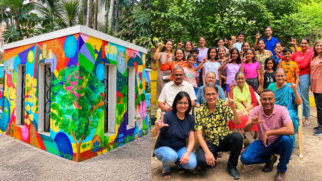 From garbage hotspot to art street: How Koramangala residents ...