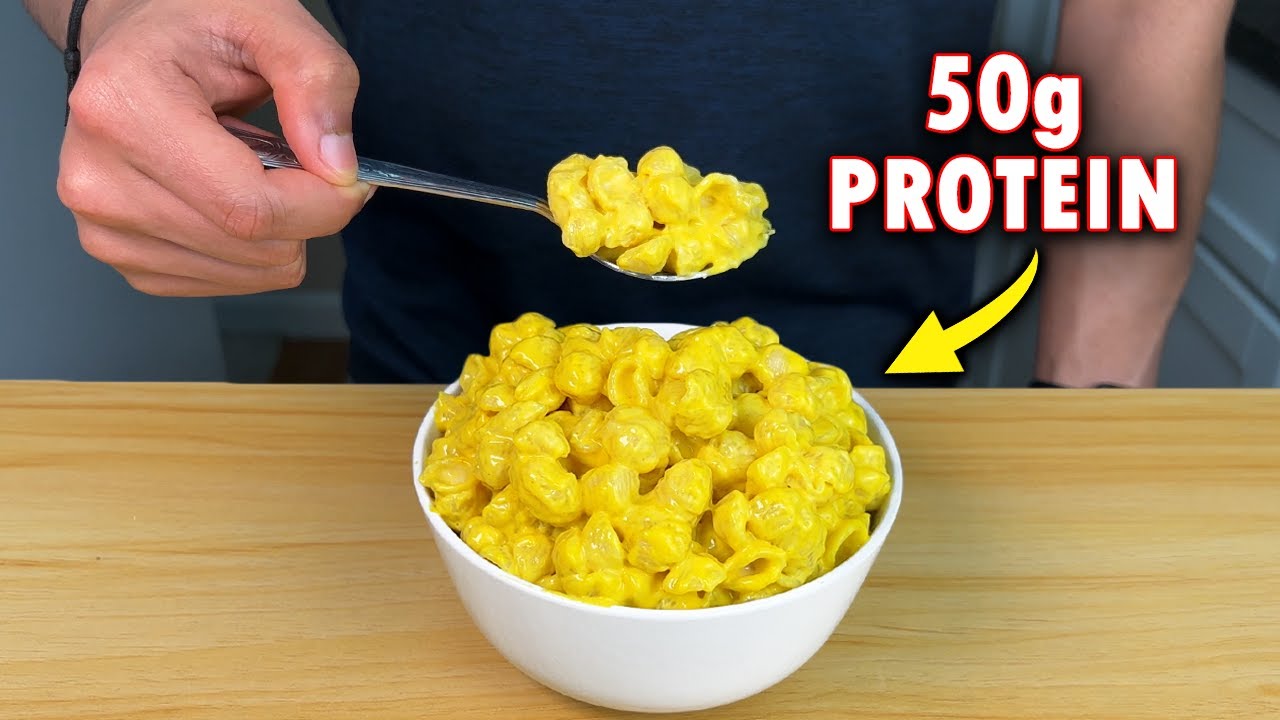High protein mac and cheese from a box