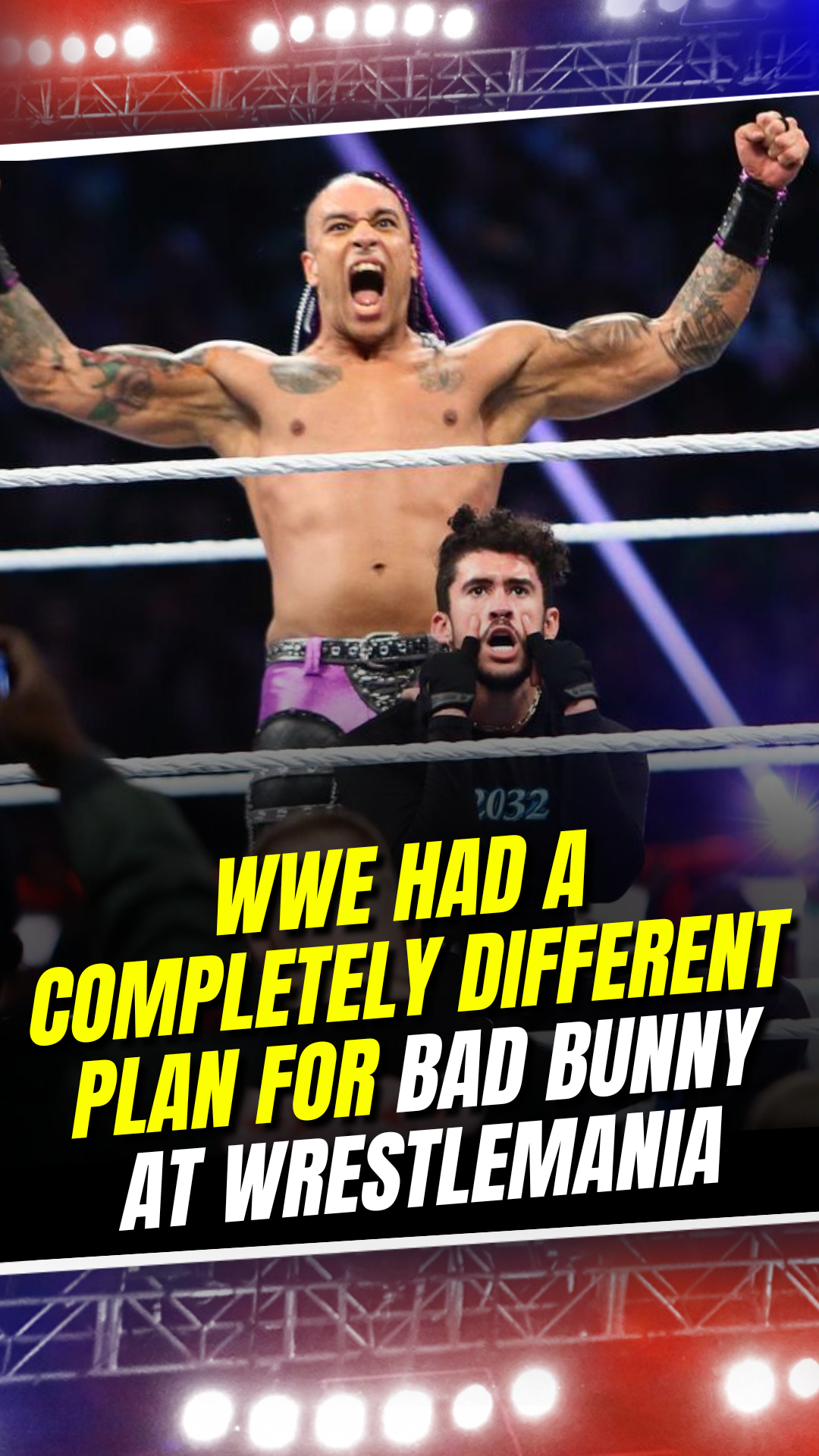 Booker T reveals Bad Bunny WrestleMania twist #BadBunny #BookerT #WWE