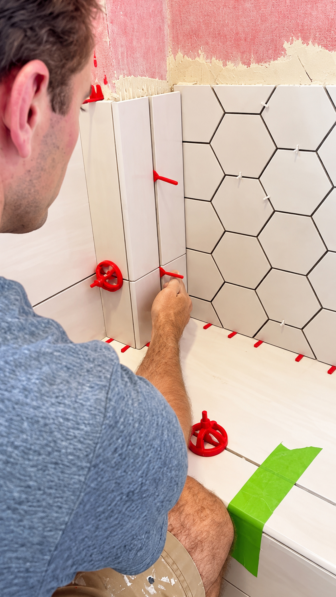 How to tile a custom shower niche