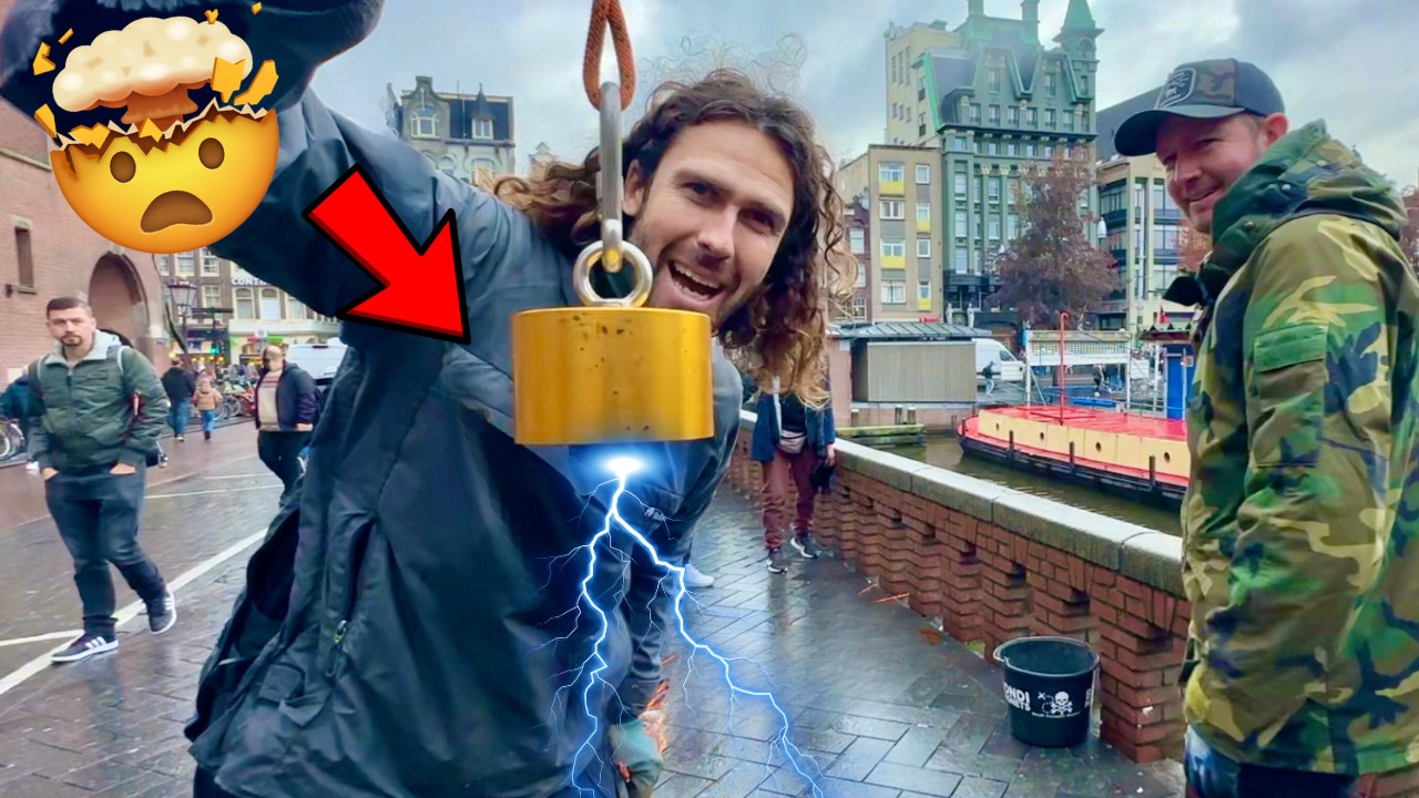 Watch me magnet fish with a monster magnet!