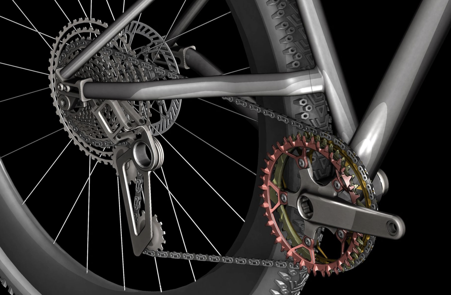 Marginal Gain unveils self-shifting mechanical drivetrain for 32-inch bikes