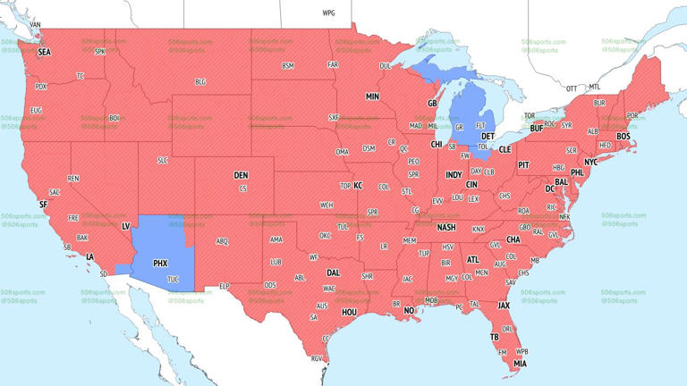 NFL coverage map week 5: TV broadcast schedule and announcers for FOX ...