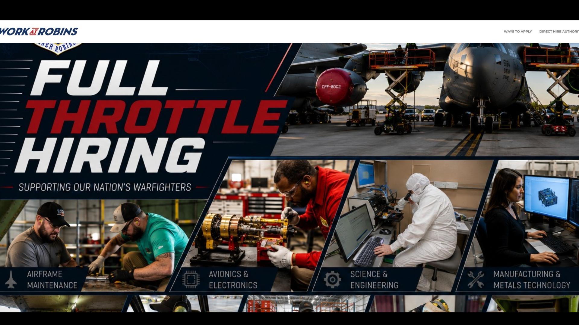 Workforce Wednesday: Getting hired at Robins Air Force Base