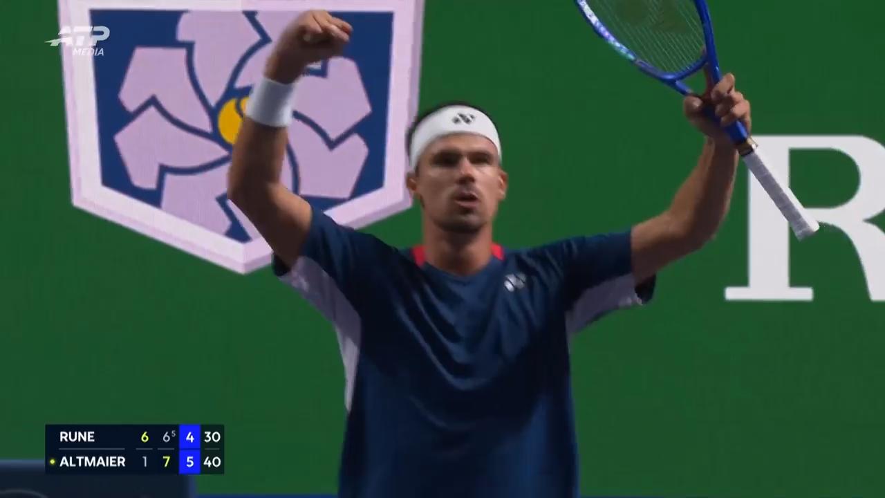 Altmaier produces stunning comeback to beat Rune in Shanghai - Shelton ...