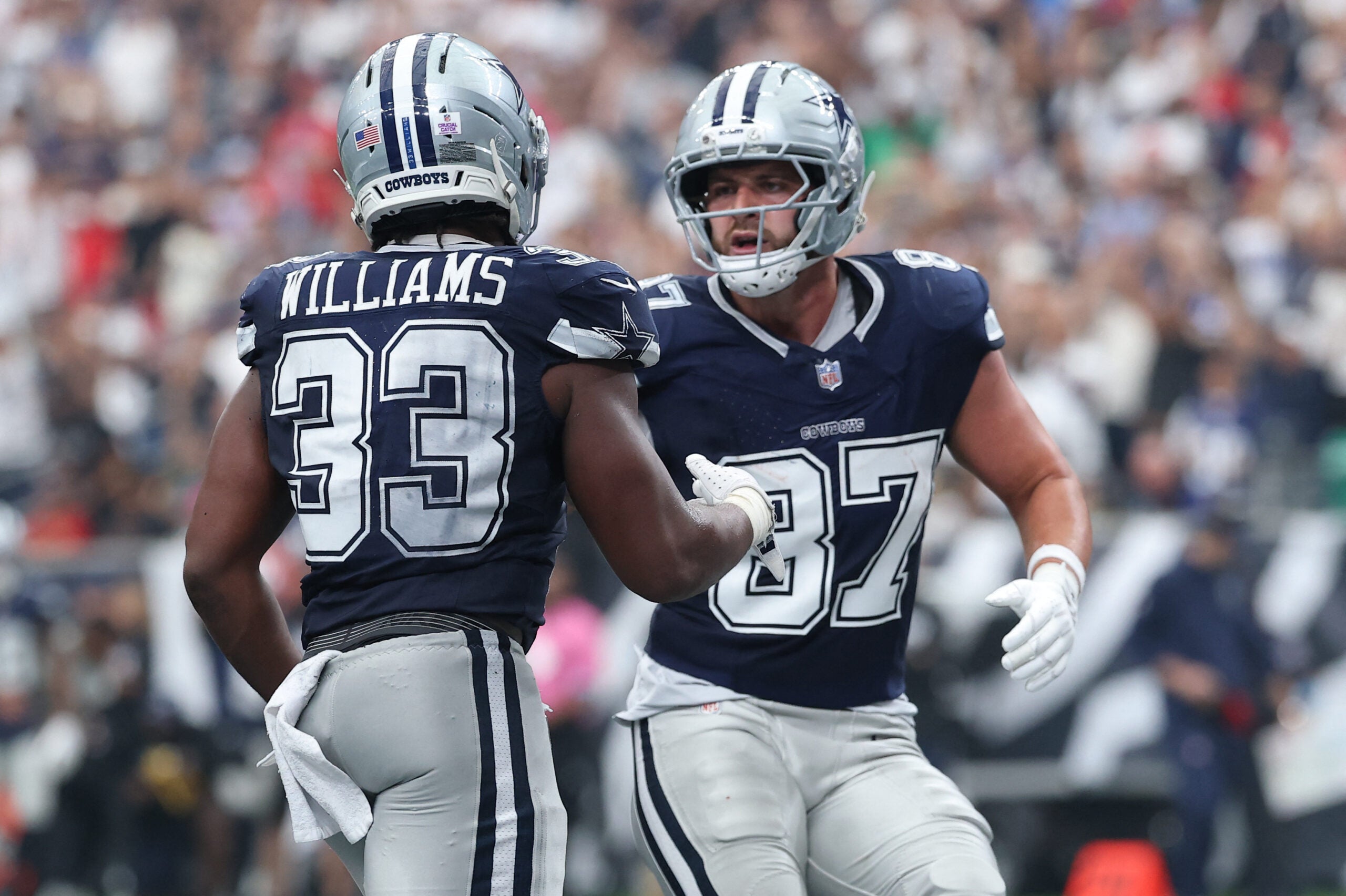 Cowboys TE Jake Ferguson scores a big W on the NFL, meeting their silly ...