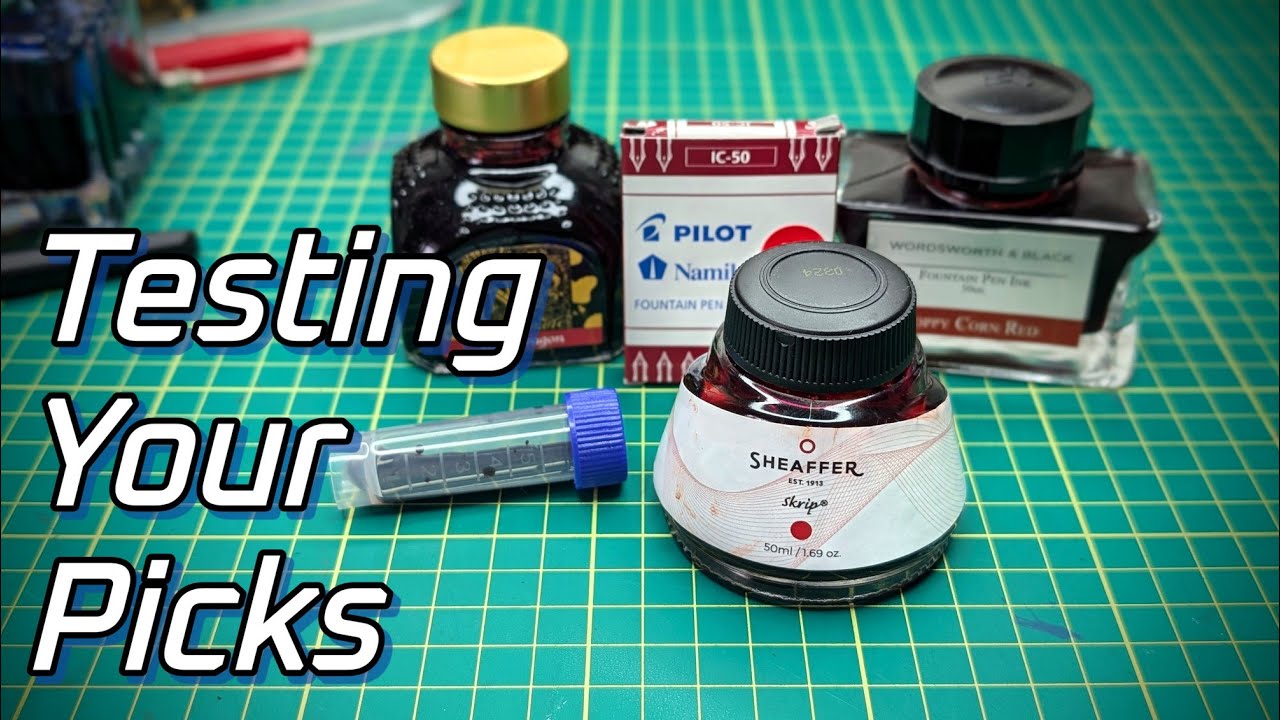 The hunt for the perfect red ink