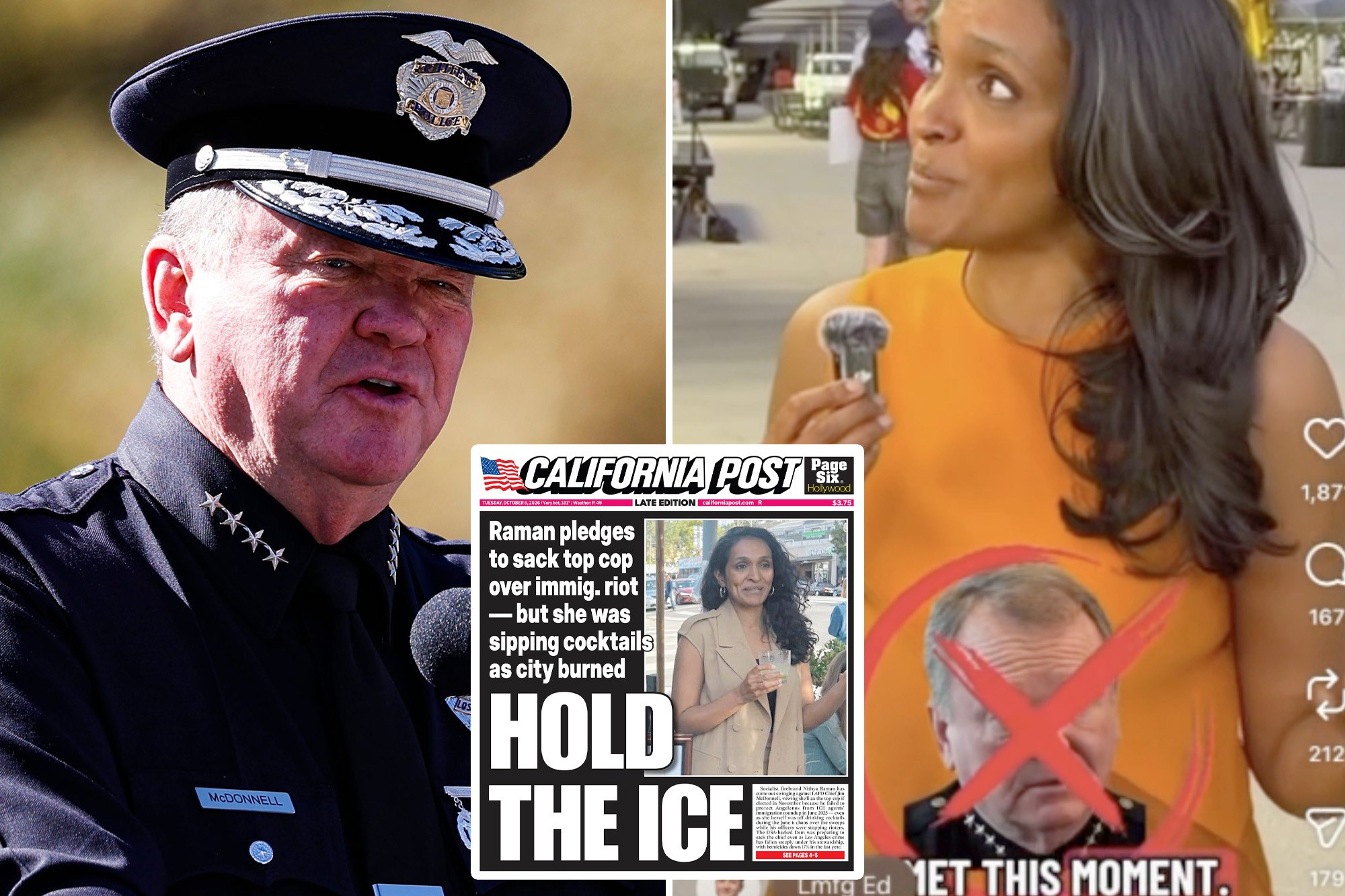 LAPD top boss slams Nithya Raman after campaign video brands him ...