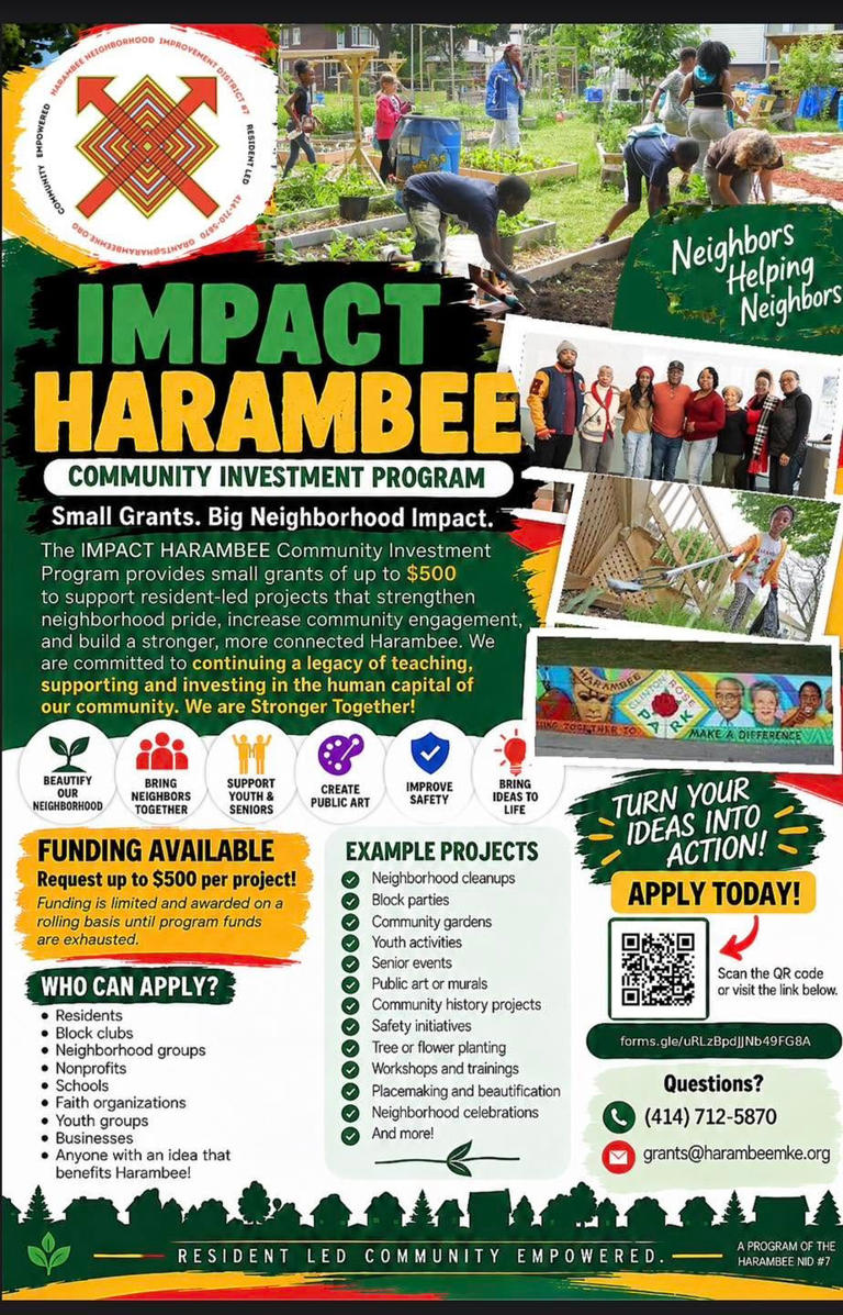 Harambee improvement district offers grants for community projects and ...