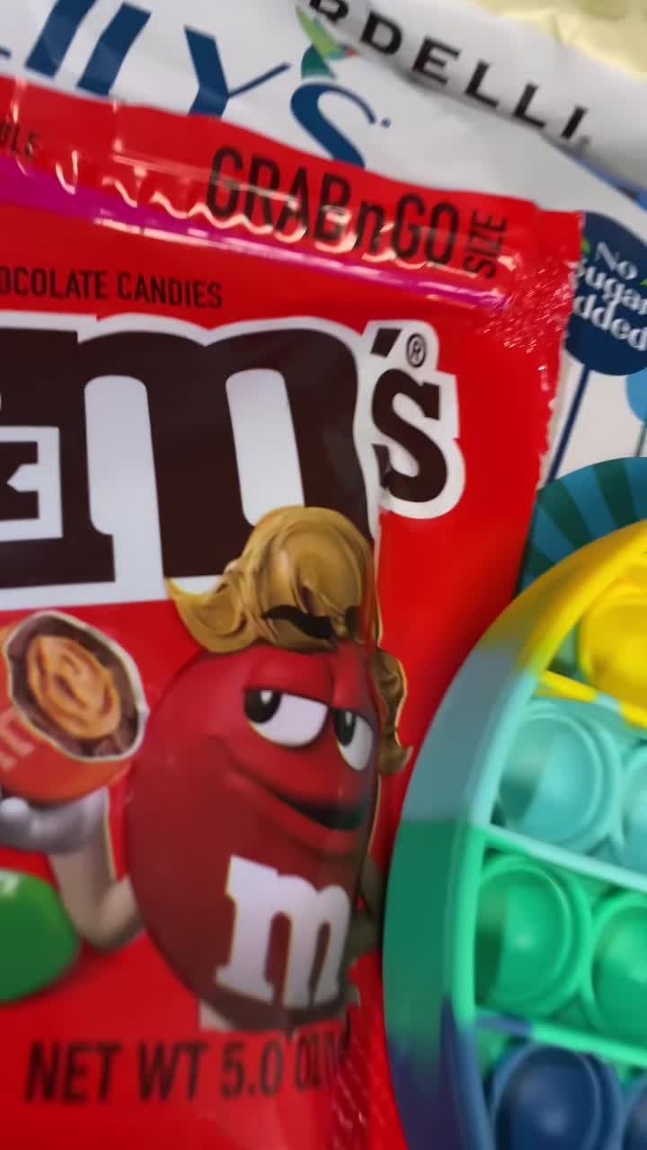 Homemade M&M candy bar