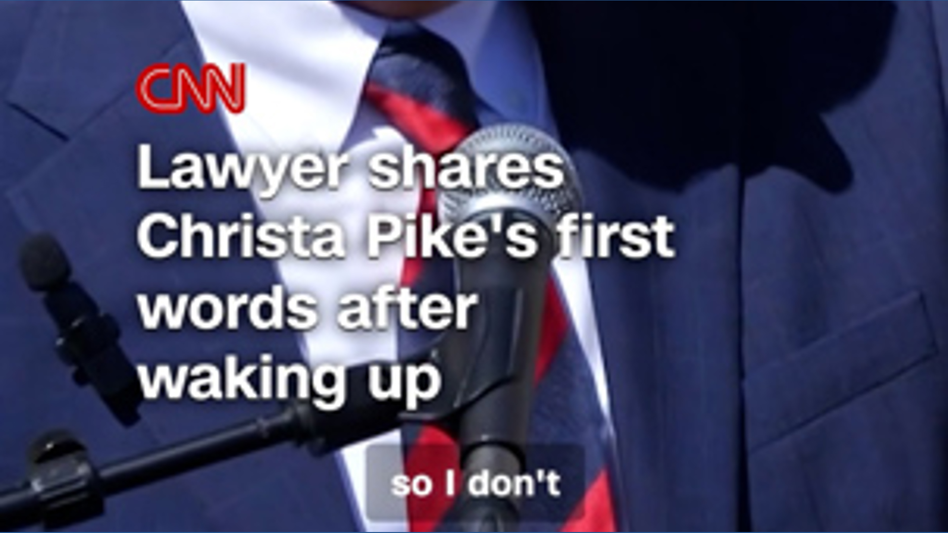 Lawyer shares Christa Pike's first words after waking up