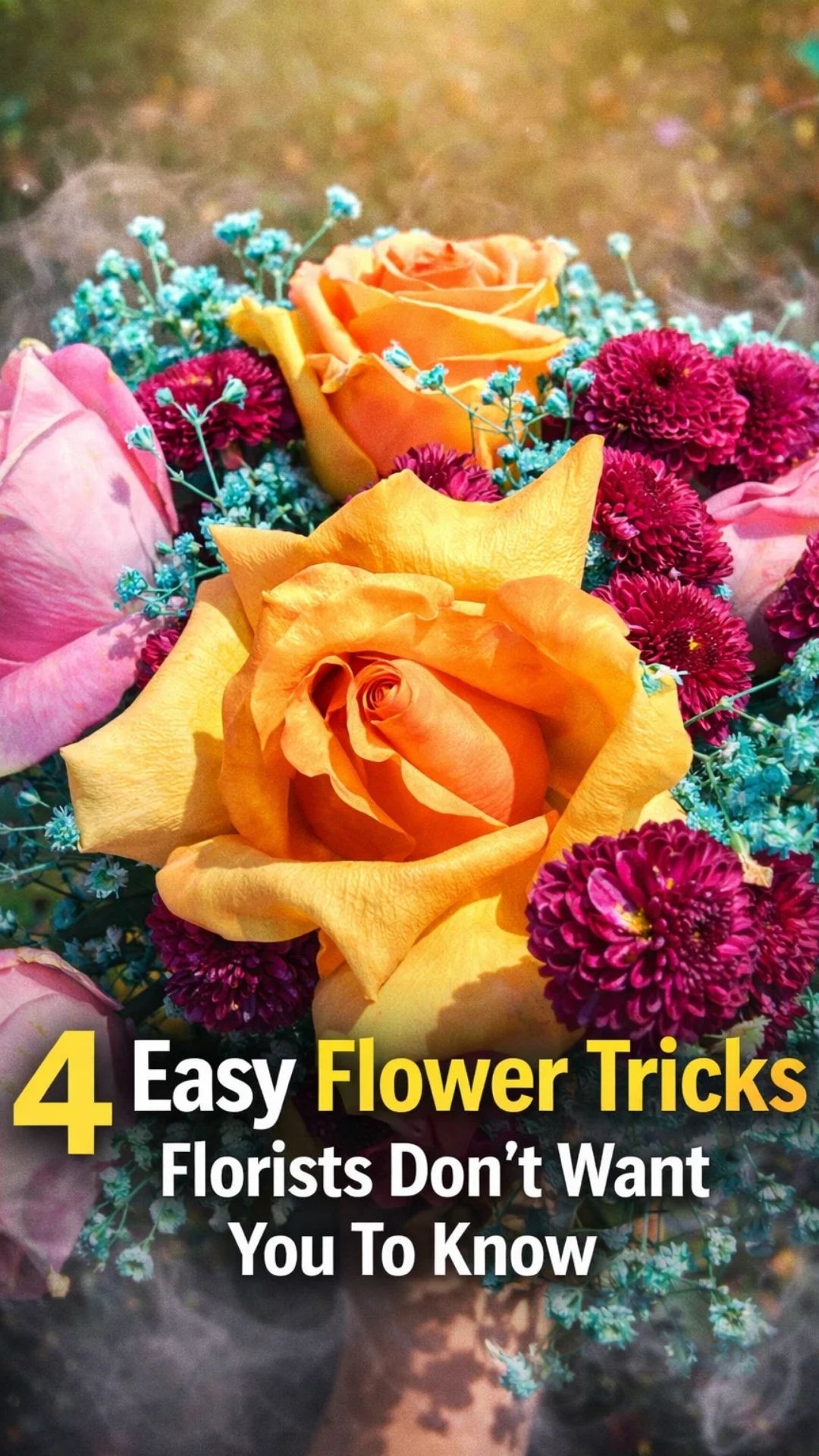 Four Easy Flower Tricks Florists Don’t Want You Knowing