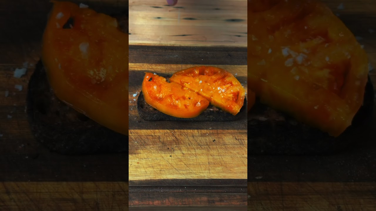 Why I love salted honey tomato toast ️