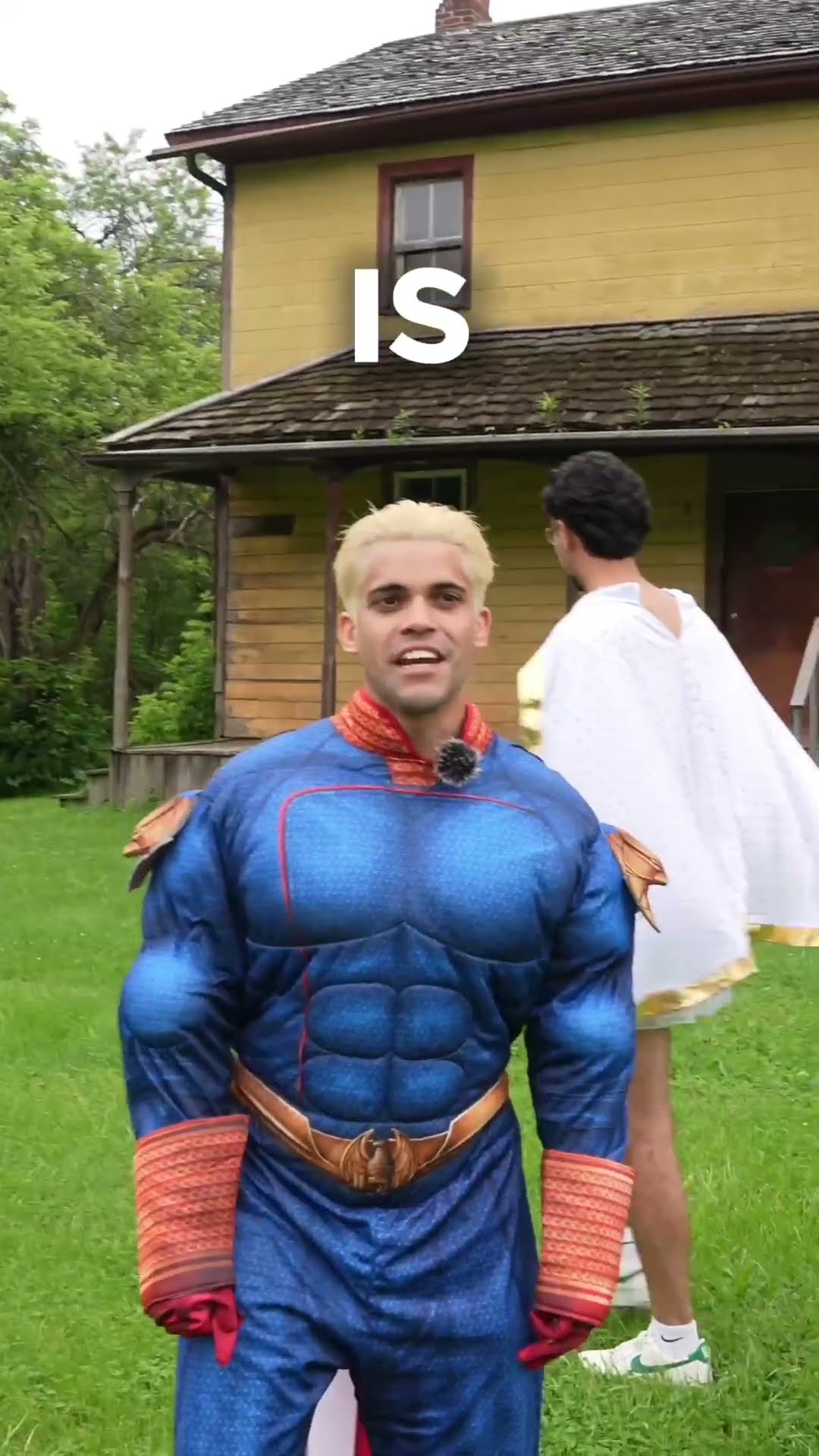 Sneaking onto The Boys set in full cosplay! (Homelander & Starlight ...