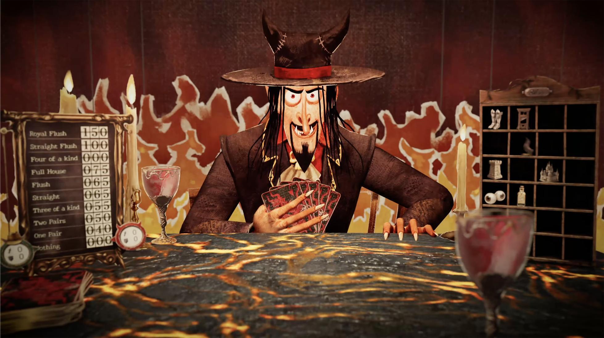 Poker roguelite The Devil's Due launches November 10: Enemy shares your ...