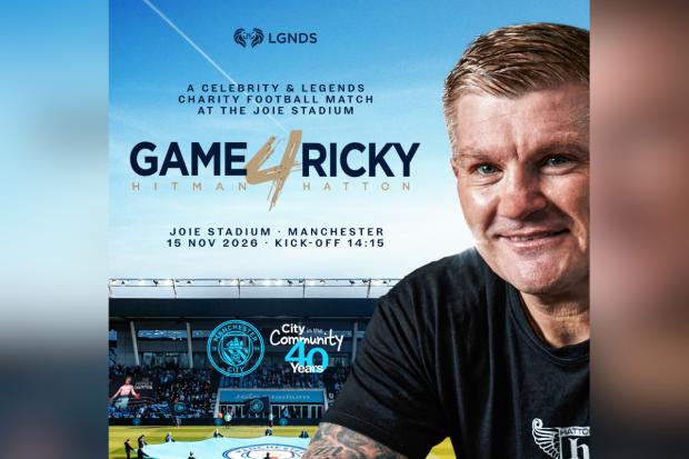 Star-studded football match to honour boxing legend Ricky Hatton