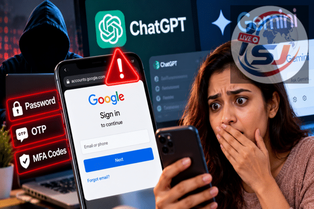 ChatGPT and Gemini users alert: Fake Google login pop-ups could steal ...