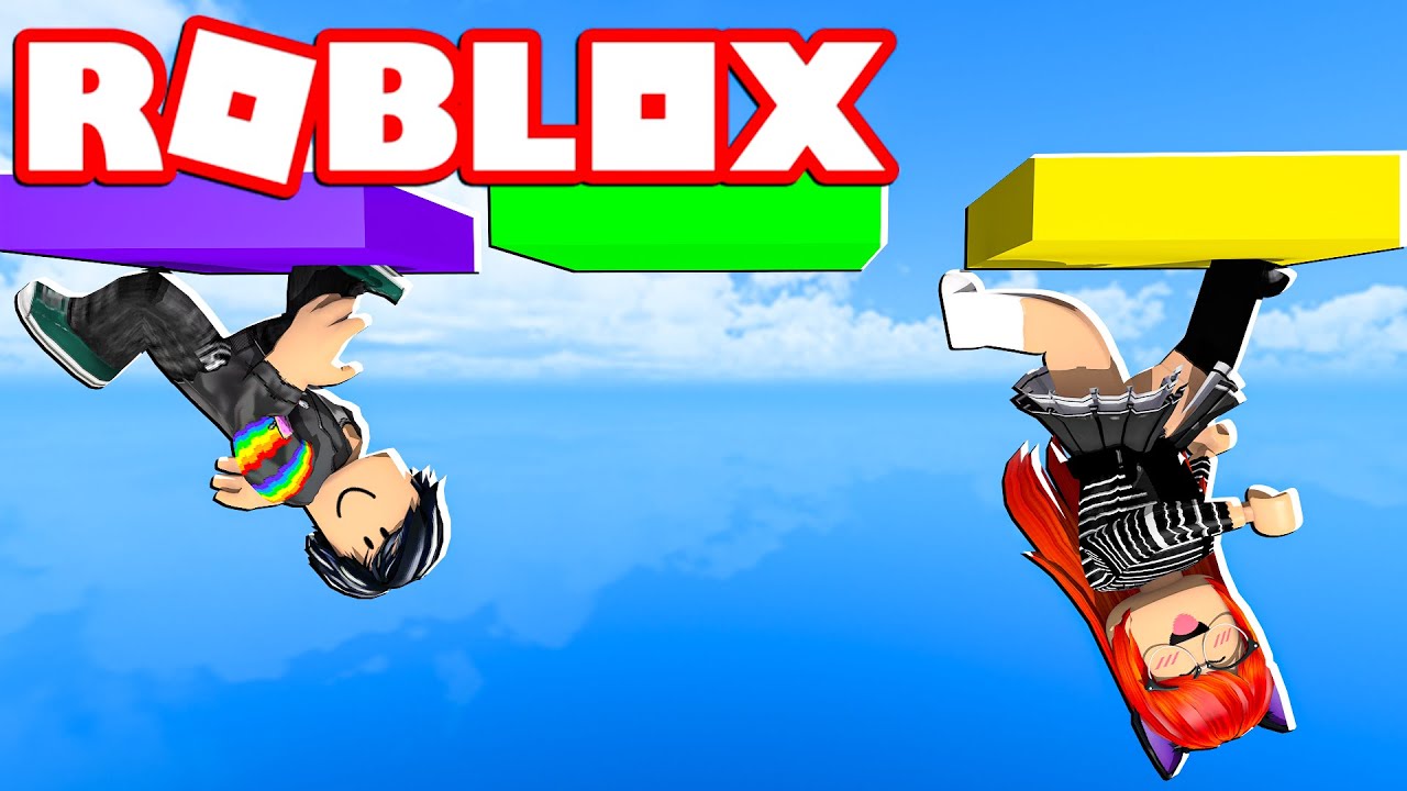 Parkour boca abajo en el obby más difícil de Roblox