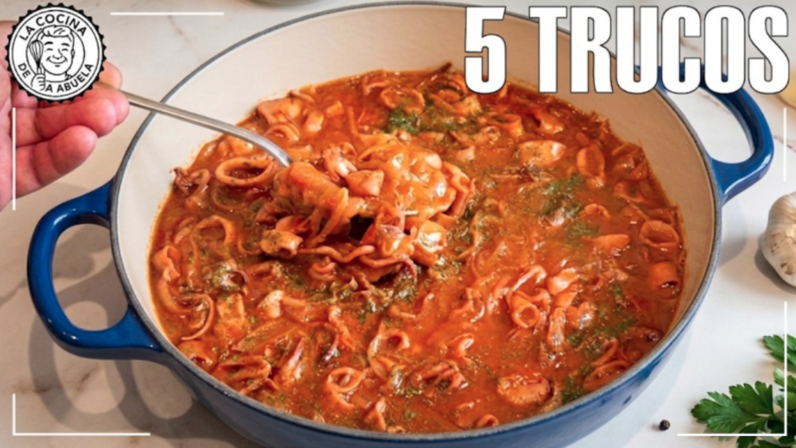 Chipirones Encebollados 5 Trucos de Abuela Sirven Calamares Cebolla