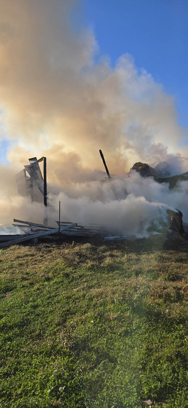 New Goshen firefighters use drones to stop barn blaze